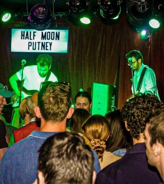 Band performs in front of packed crowd at Half Moon Putney