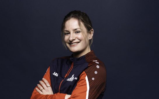 British figure skater Kristen Spours