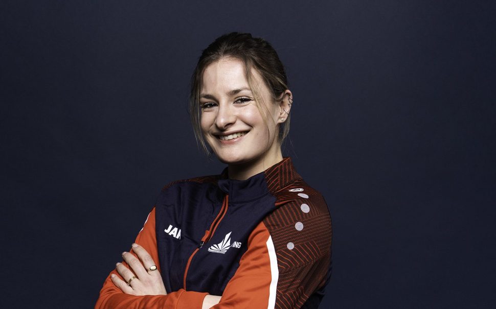 British figure skater Kristen Spours