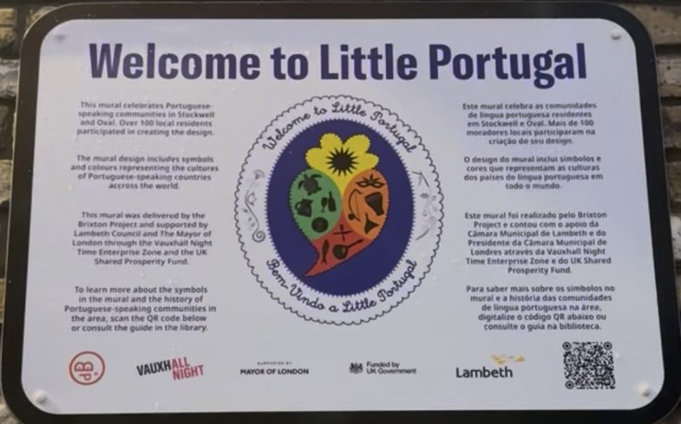 Little Portugal, Lambeth, mural