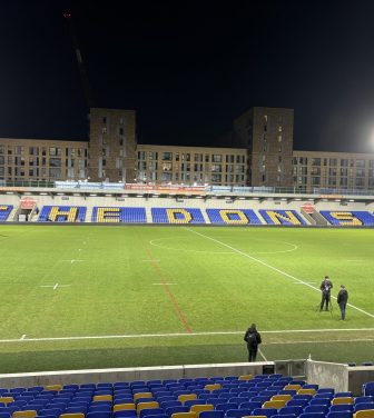 This is a picture of Plough Lance, the home ground of London Broncos.