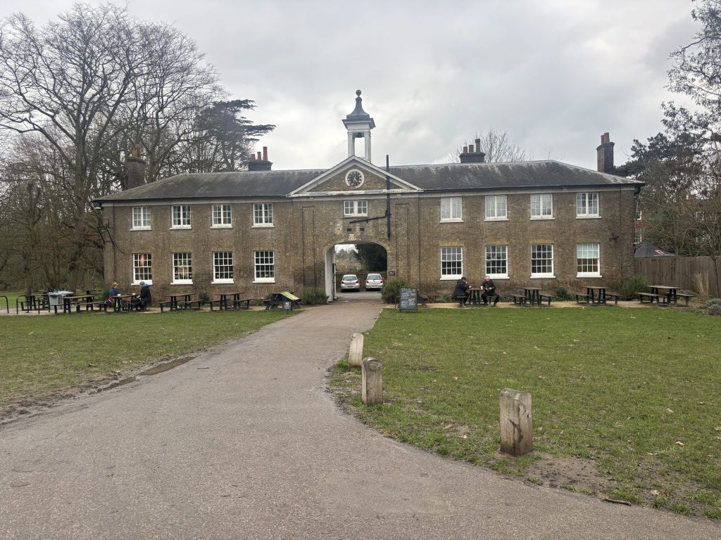 The Coach House Cafe in Marble Hill park, Twickenham.
