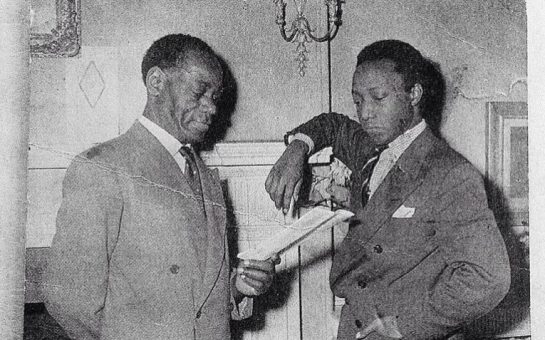 My great-grandfather, Musa Parma-Ntanda, joining the King of the Buganda Kingdom in exile in London