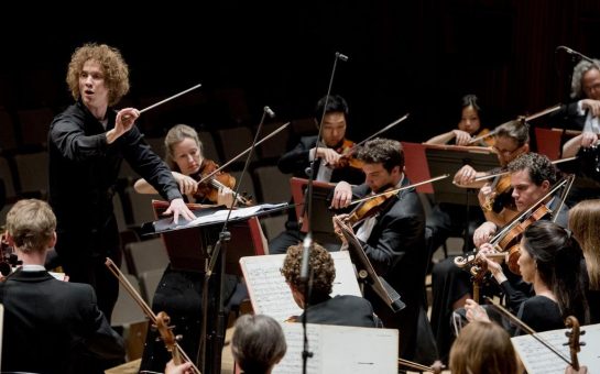 The Philharmonia Orchestra, conducted by Santtu-Matias Rouvali.