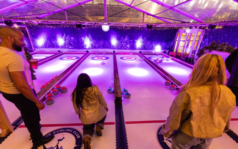 The Curling Club at Vinegar Yard in London