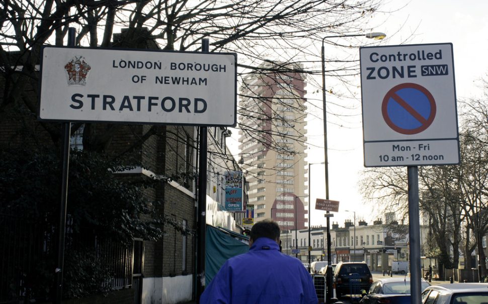 London Borough of Newham Sign