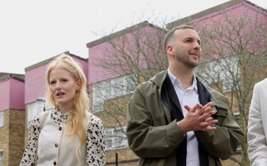 Zack Polanski launches Green local election campaign with visit to Lewisham estate