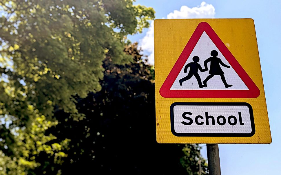Primary School Road Sign