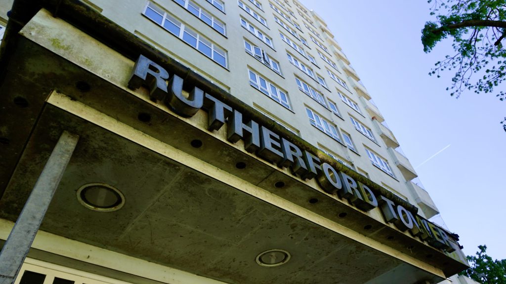 Rutherford Tower entrance