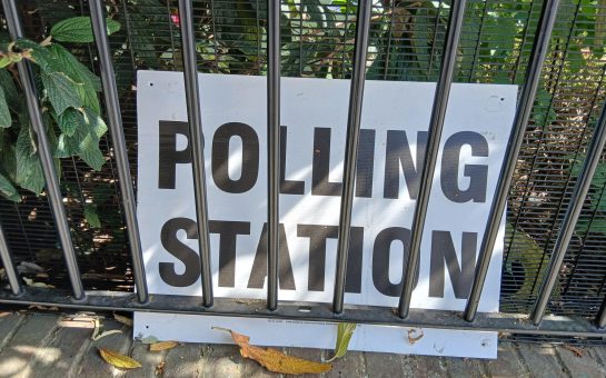 Image of a polling station