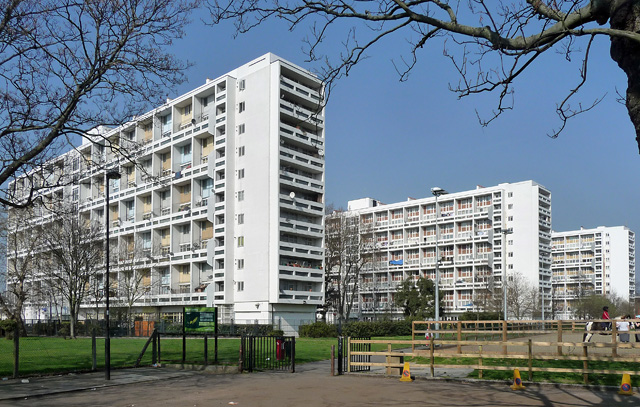 Photo of social housing estate