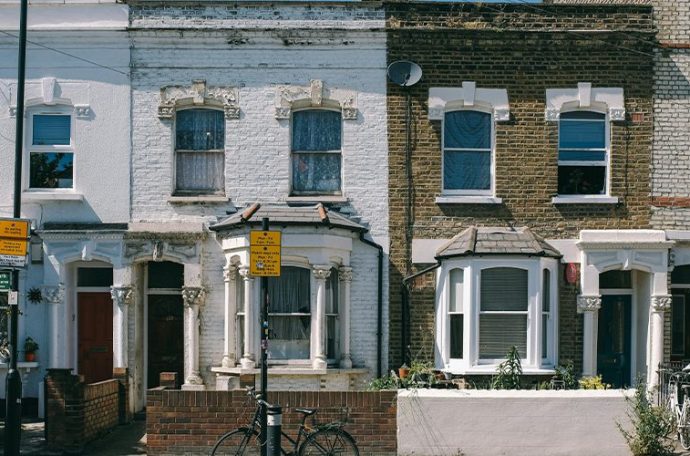 image of london terraced houses