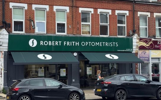 Exterior of Robert Frith Optometrists in Twickenham (Credit: Ifiok Awak-Essien)