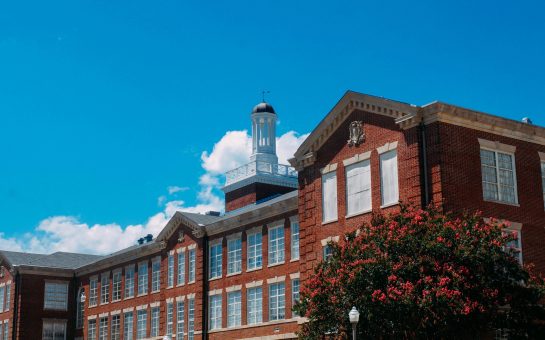 Stock image of a school