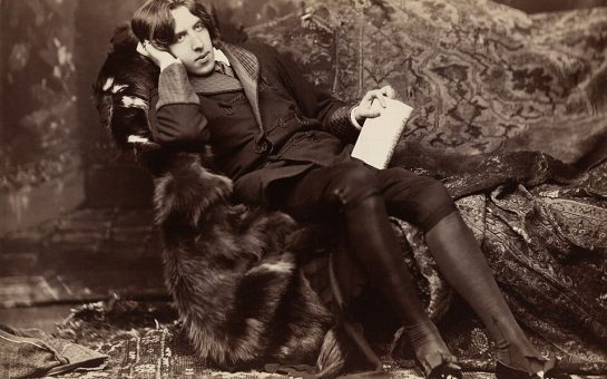 A photograph of Oscar Wilde