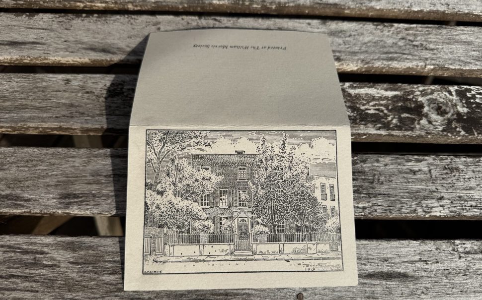 The William Morris Society Building print press