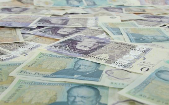 £20 and £5 notes