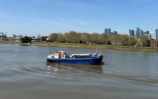 A boat on the Thames