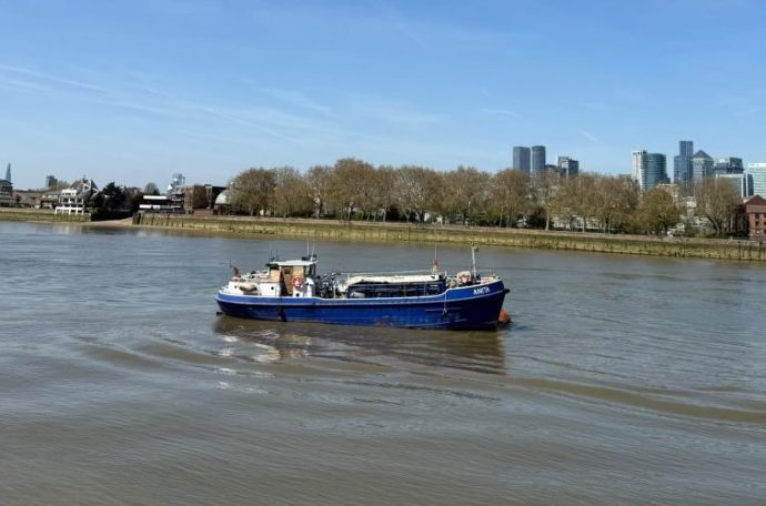 A boat on the Thames