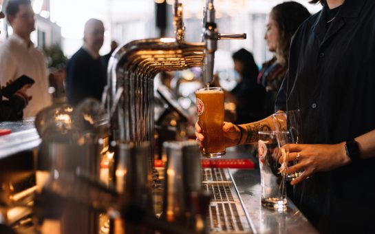 Pouring alcohol. Credit: Ben Black via Unsplash