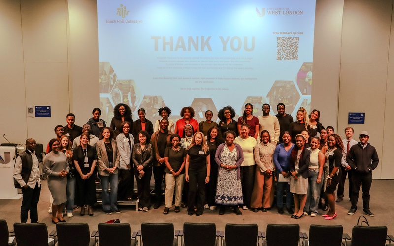 Black PhD Collective inaugural conference attendees University of West London June 2026
