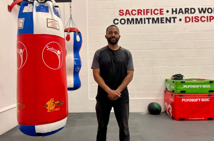 Andre Odom at Afewee Boxing Club