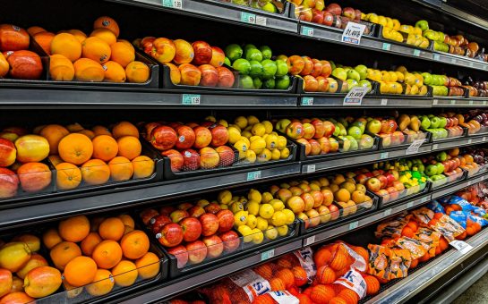 An image of supermarket shelves