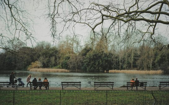 People in park