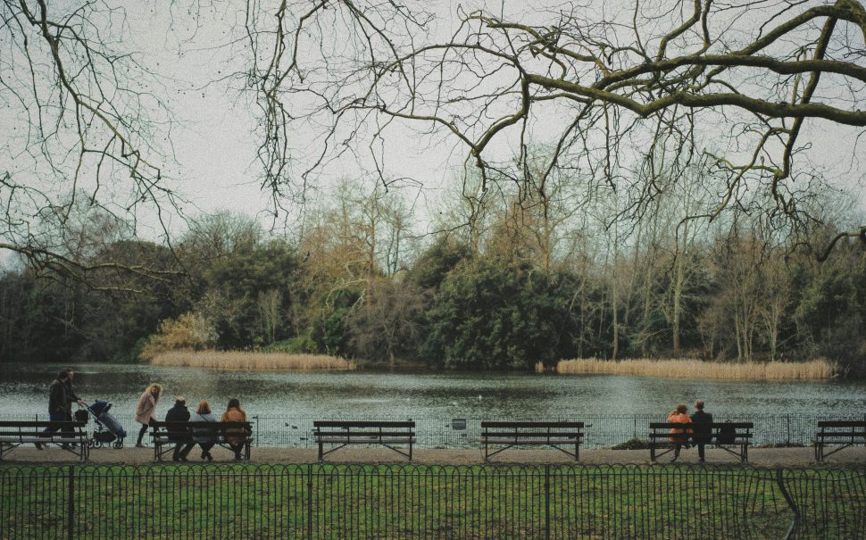 People in park