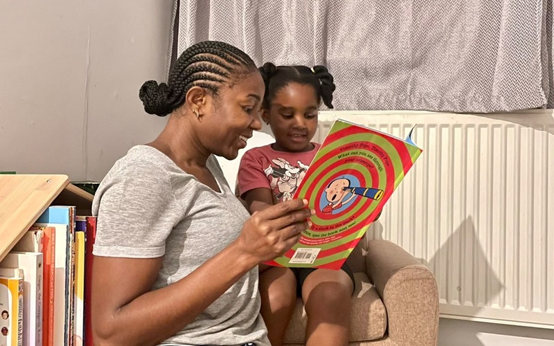 Harieth estimated that her daughter has received about 45 books so far.
