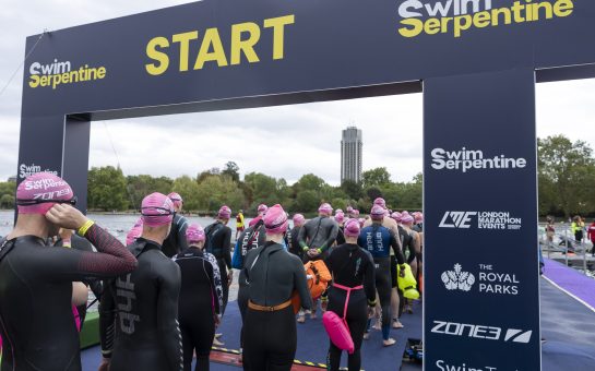 Swim Serpentine 2026, getting ready for the one mile race.