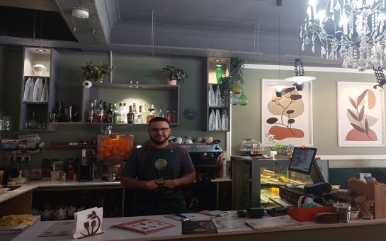 Sam Gulati, owner and manager of Twisted Ivy cafe