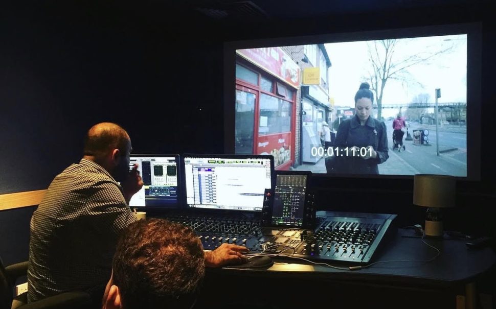 Behind the scenes photo of the short film Disquiet