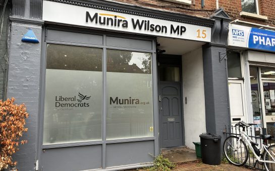 Outside view of Munira Wilsons' office in Twickenham