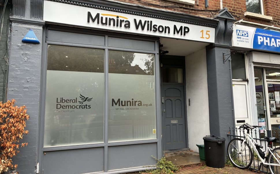 Outside view of Munira Wilsons' office in Twickenham