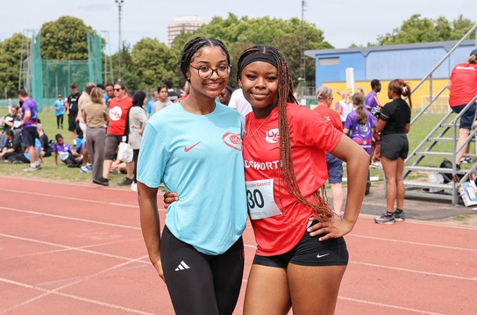 Young people compete in the London Youth Games (Image credit: John Moloney)