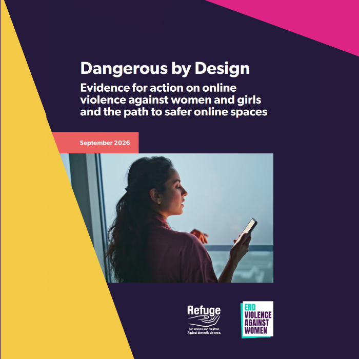 DANGEROUS BY DESIGN: The joint report by EVAW and Refuge reveals the extensive scale of misogyny and abuse online (image credit: EVAW)